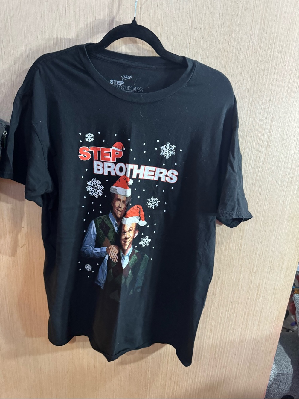 Philcos Step Brothers Graphic Tee - Black with Red and White Accents Size XL